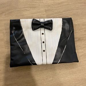 Kate spade tuxedo clutch